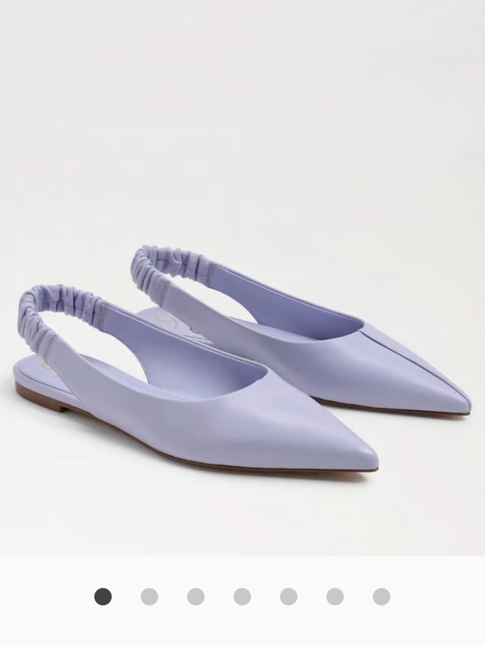 Sam Edelman lilac slingback flats sz 8 NWT